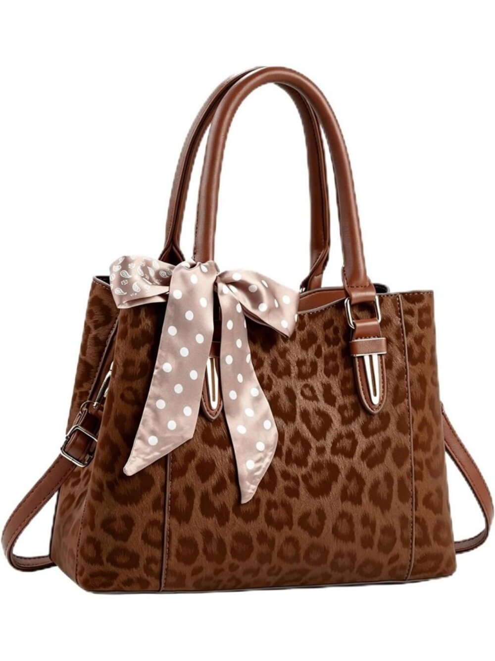 Stylish 3 Compartment Satchel Purse | Versatile Hobo Handbag for Women